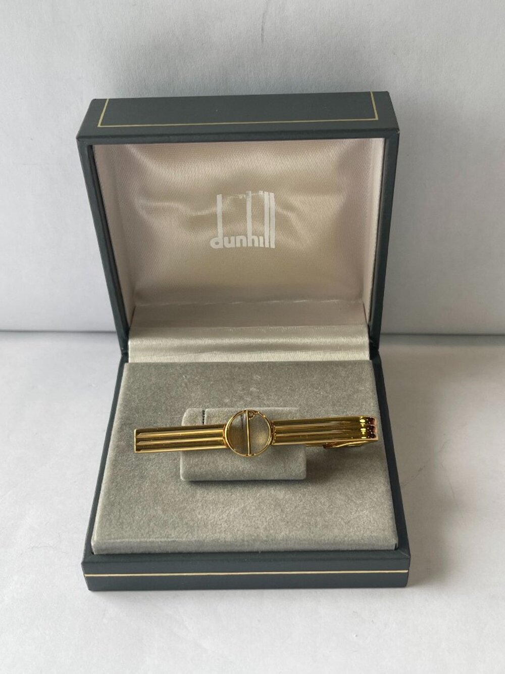 Dunhill Vintage Goldtone Tie Clip - Preowned